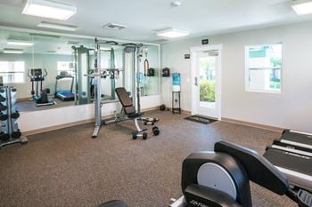 Fitness center with updated equipment